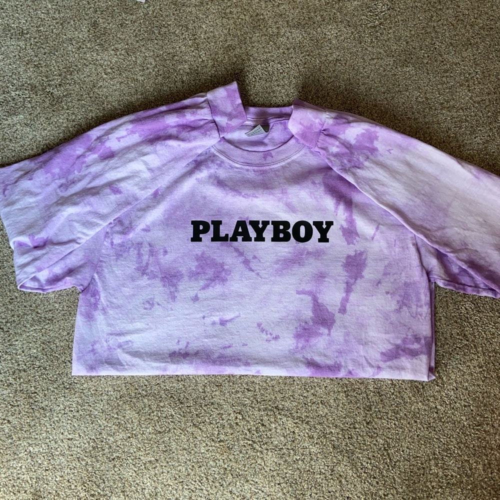 Playboy Tie Dye Long Sleeve Tee